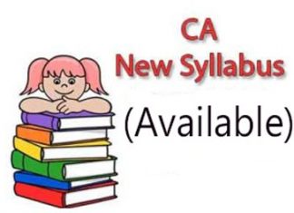 CA New Syllabus