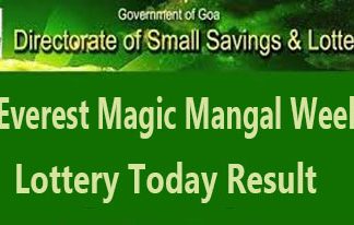 Everest Magic Mangal Weekly Lottery Result