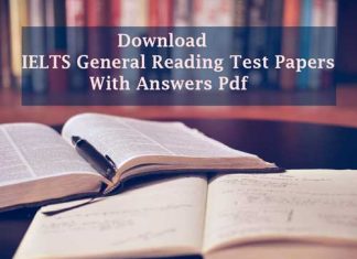 IELTS General Reading Test Papers