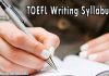 TOEFL Writing Test Syllabus